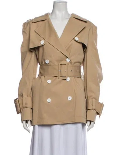 Pre-owned Khaite Trench Coat In Neutral
