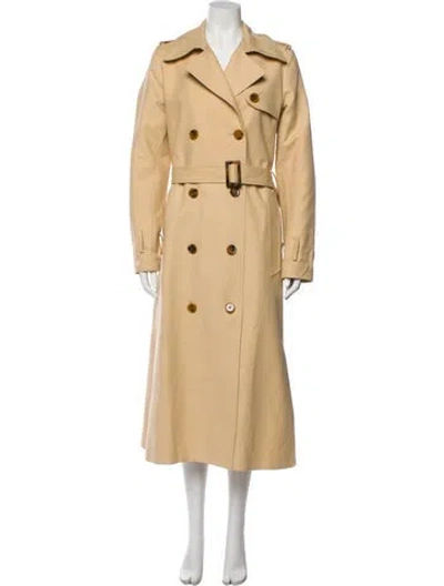 Pre-owned Khaite Trench Coat In Neutral