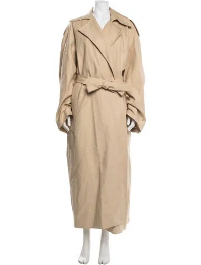 Pre-owned Khaite Trench Coat In Neutrals