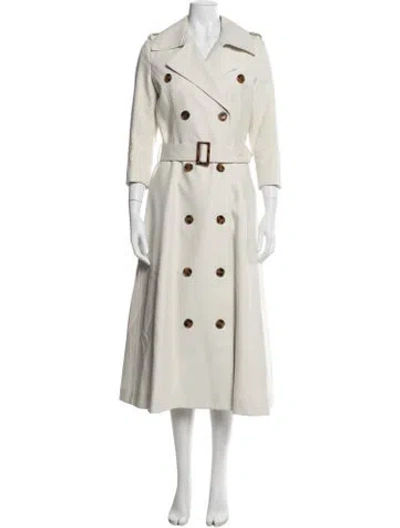 Pre-owned Khaite Trench Coat In Neutrals