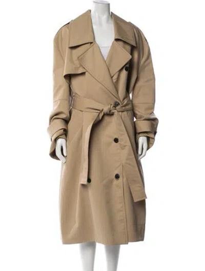 Pre-owned Khaite Trench Coat In Neutrals