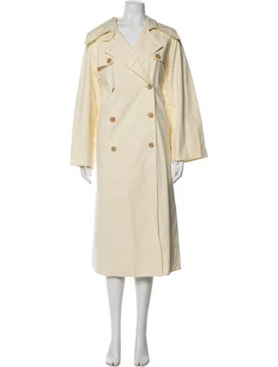 Pre-owned Khaite Trench Coat W/ Tags In Neutral