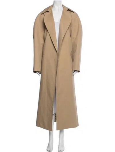 Pre-owned Khaite Trench Coat W/ Tags In Neutral