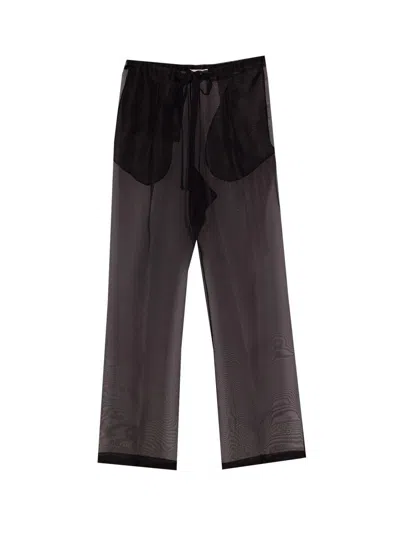KHAITE TRENTON DRAWSTRING RELAXED-FIT PANTS