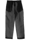 Khaite Trenton Silk-blend Organza Wide-leg Pants In Black