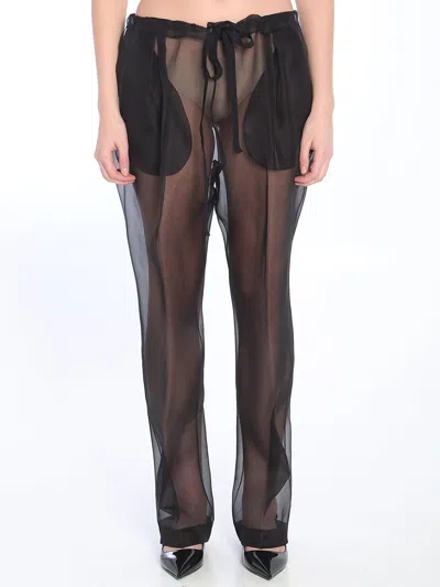 Khaite Trenton Pants In Black