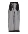 Khaite Trenton Silk-blend Organza Wide-leg Pants In Black