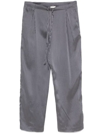Khaite Trenton Trousers In Blue