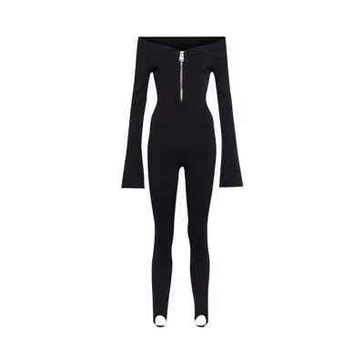 Pre-owned Khaite Trinity Catsuit 'black' | Women's Size Xs