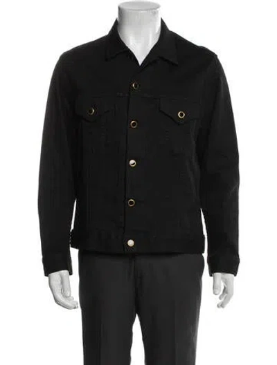 Pre-owned Khaite Trucker Jacket In Gray