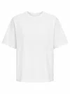 Khaite White Solid Crew Neck T-shirt In White