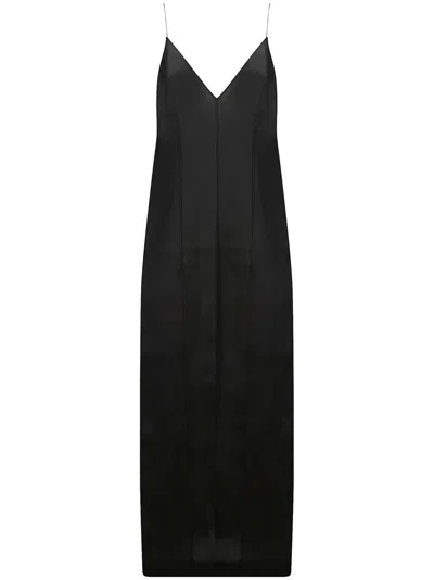 Khaite Tully Dress In Black