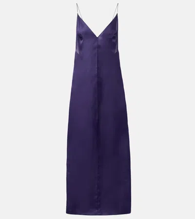 KHAITE TULULA SILK ORGANZA SLIP DRESS