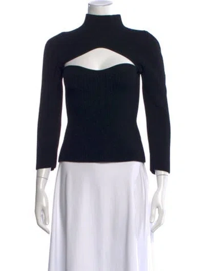 Pre-owned Khaite Turtleneck Sweater In Black