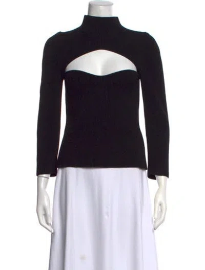 Pre-owned Khaite Turtleneck Sweater In Black