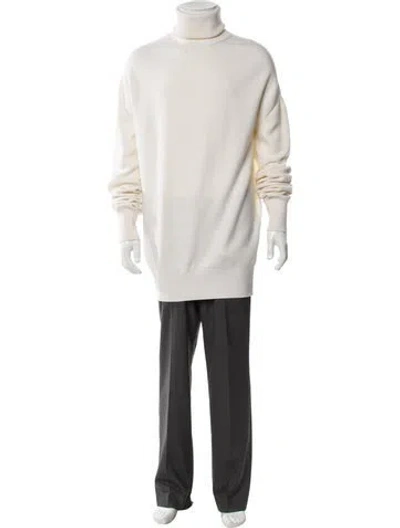 Pre-owned Khaite Turtleneck Sweater In Neutral