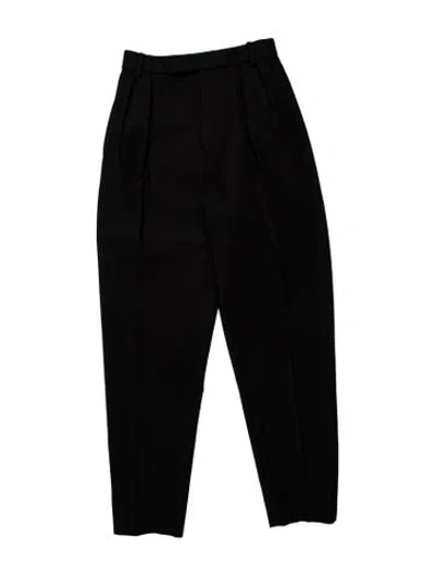 Pre-owned Khaite Tuxedo Pants In Black