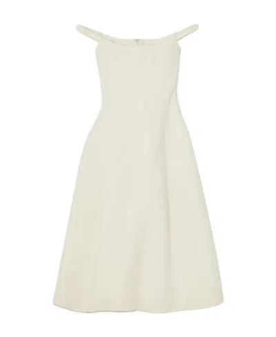 Khaite Uma Strapless Dress In Multi