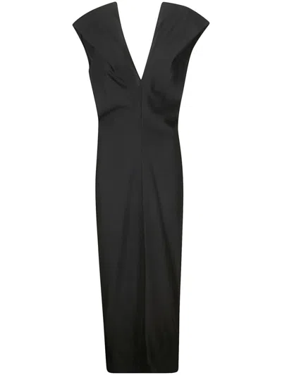 KHAITE V-NECK DRESS