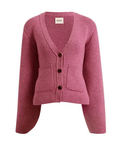 KHAITE SCARLET CARDIGAN