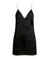 Khaite Talsie V-neck Silk Tank Top In Black