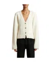 Khaite The Scarlet Cashmere Cardigan In Neutral