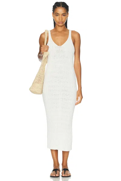 Khaite Val Dress In White