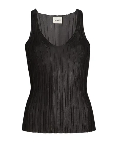 Khaite Val Top In Black
