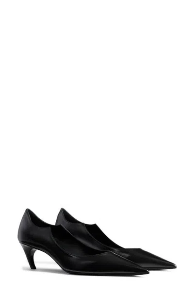 Khaite Valerie Pointed Toe Pump In Blue