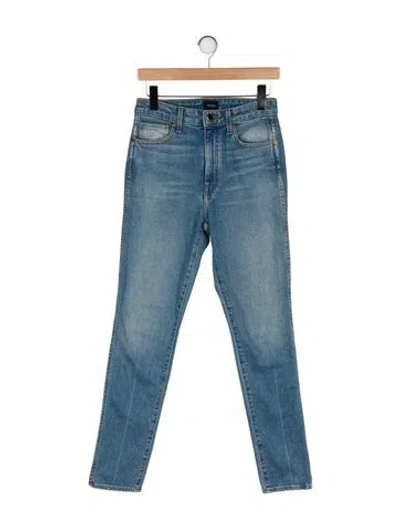 Pre-owned Khaite Vanessa Skinny Leg Jeans In Blue