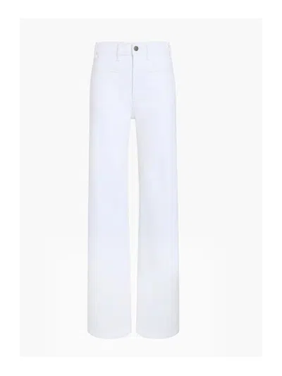 Khaite Leg Denim Jeans In White
