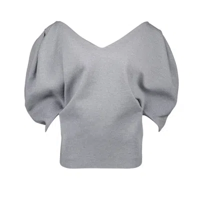 Khaite Venus Top In Grey