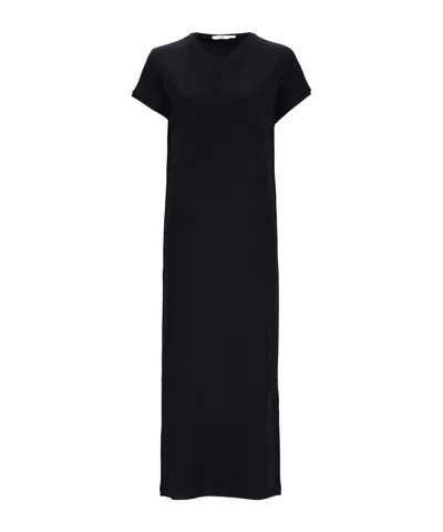 Khaite Verda Midi Dress In Black
