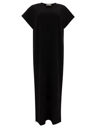 Khaite Verda Midi Dress For Women In Black