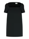 Khaite Benji Black Polyester Blend Dress In Black