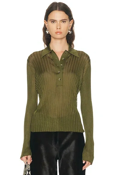 Khaite Vin Top In Green