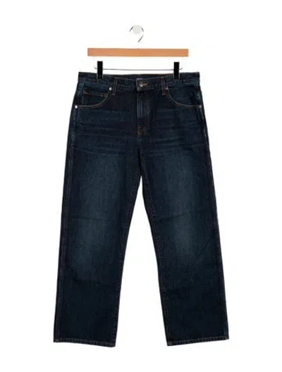 Pre-owned Khaite Vintage Straight Leg Jeans In Blue