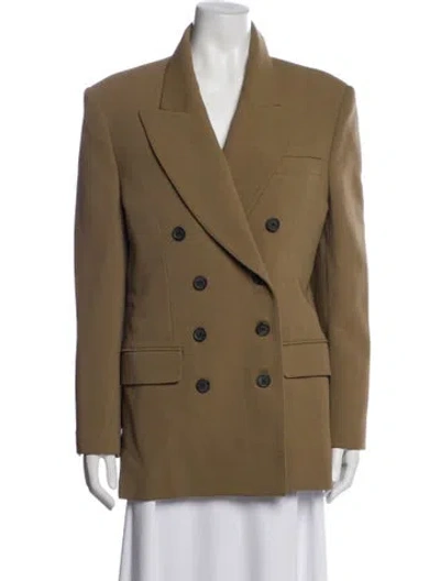 Pre-owned Khaite Virgin Wool Blazer In Neutral