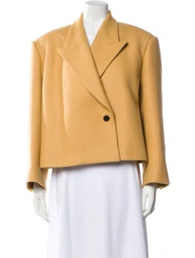 Pre-owned Khaite Virgin Wool Blazer In Neutral