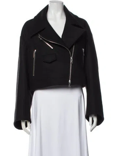 Pre-owned Khaite Virgin Wool Coat In Black