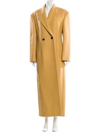 Pre-owned Khaite Virgin Wool Coat In Neutral