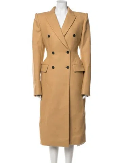 Pre-owned Khaite Virgin Wool Coat In Neutral