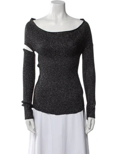 Pre-owned Khaite Virgin Wool Cowl Neck Top In Multi