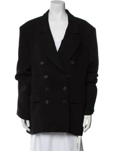 Pre-owned Khaite Virgin Wool Jacket In Black