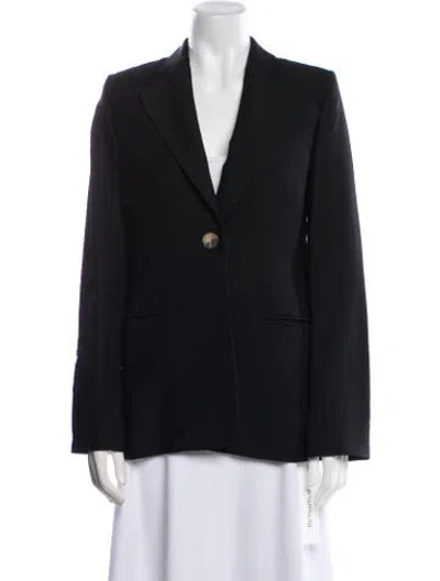 Pre-owned Khaite Virgin Wool Jacket In Black