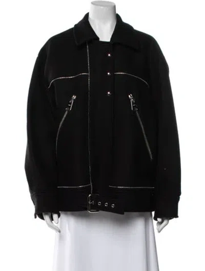 Pre-owned Khaite Virgin Wool Jacket In Black