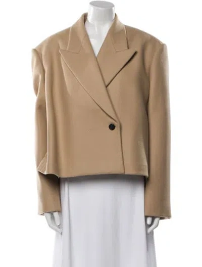 Pre-owned Khaite Virgin Wool Jacket W/ Tags In Neutral