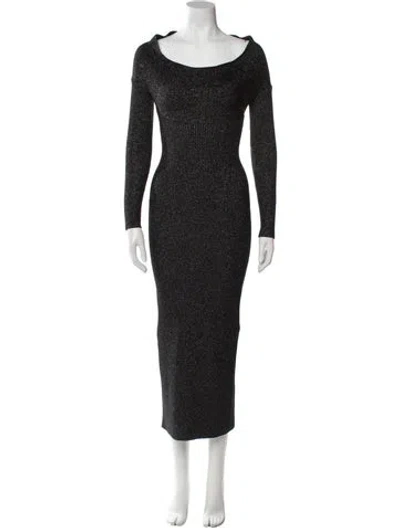 Pre-owned Khaite Virgin Wool Knee-length Dress In Multi