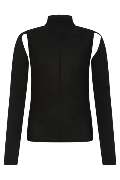 Khaite Virgin Wool Sweater In Black