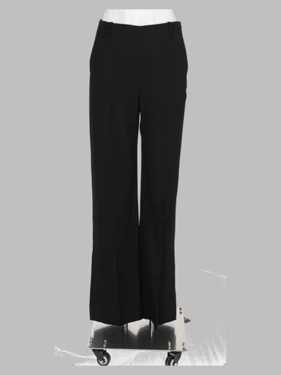 Khaite Virgin Wool Trousers In Black